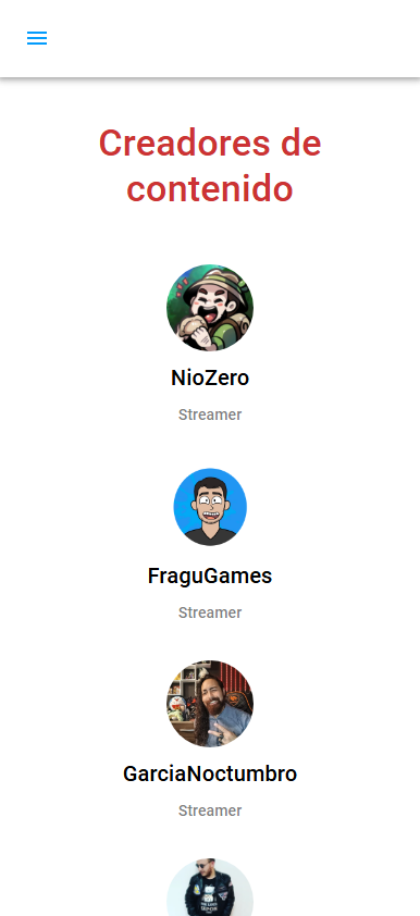 Creators List